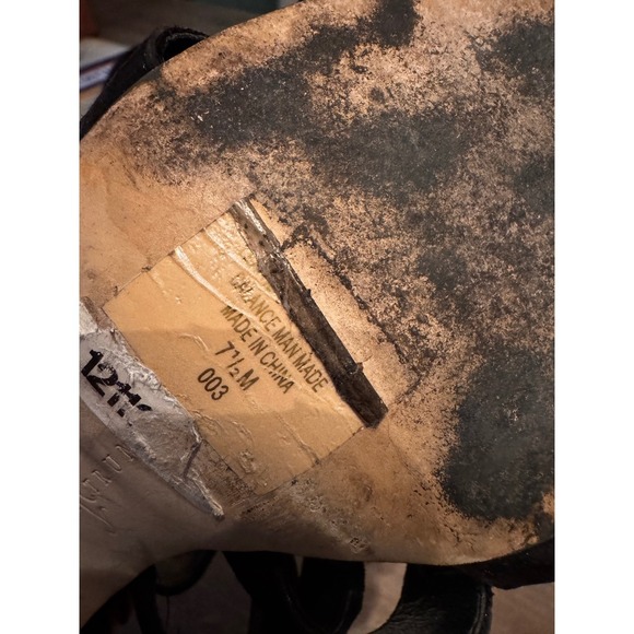 Ivanka Trump Black Suede Leather Gladiator Heels Strappy Stiletto 7.5M - Picture 7 of 10